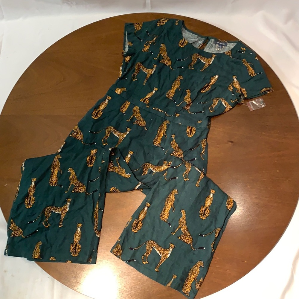 Cheetah Print Jumpsuit